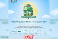 EastJakFest 2025 Siap Digelar 10 Juni di Jakarta Timur, Angkat Isu Ketahanan Pangan dan Kesehatan Hewan