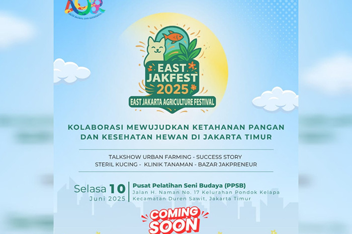 EastJakFest 2025 Siap Digelar 10 Juni di Jakarta Timur, Angkat Isu Ketahanan Pangan dan Kesehatan Hewan