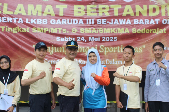 Ratusan Pelajar Adu Kedisiplinan di Ajang LKBB Garuda III SMPN 14 Sukabumi (Portal Sukabumi)