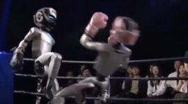 Robot Tinju Humanoid Debut di China, Tunjukkan Lompatan Teknologi AI (CGTN)