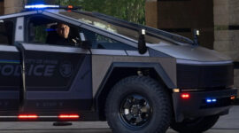 Tesla Cybertruck Akan Jadi Kendaraan Polisi di Piala Dunia 2026 (Istimewa)